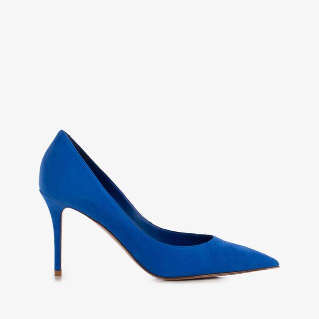 Le Silla Décolleté camoscio blu persia Discount Store per i nuovi prodotti