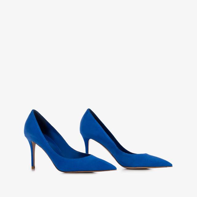 Le Silla Décolleté camoscio blu persia Discount Store per i nuovi prodotti