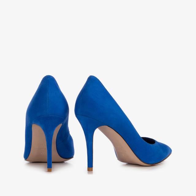 Le Silla Décolleté camoscio blu persia Discount Store per i nuovi prodotti