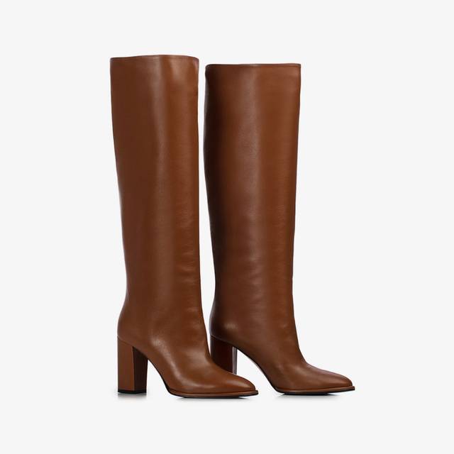 Le Silla Stivale nappa marrone caramel Esporta salva