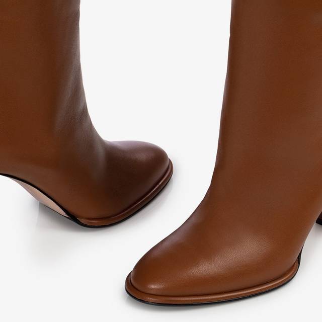 Le Silla Stivale nappa marrone caramel Esporta salva