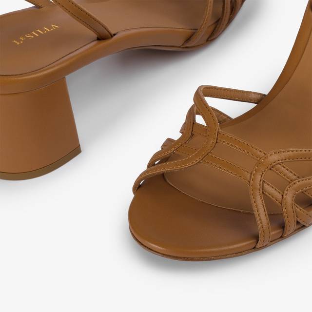 Le Silla Sandalo pelle marrone cuba Spedizione Gratuita