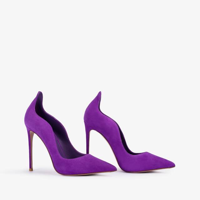 Le Silla Décolleté camoscio viola queen Pezzi Unici