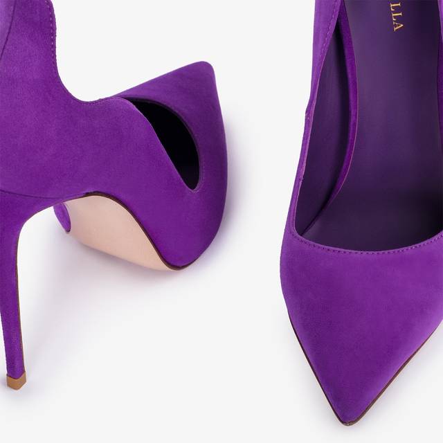 Le Silla Décolleté camoscio viola queen Pezzi Unici