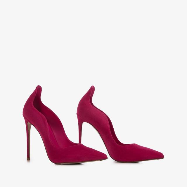Le Silla Décolleté camoscio fucsia cosmopolitan Soddisfazione Garantita