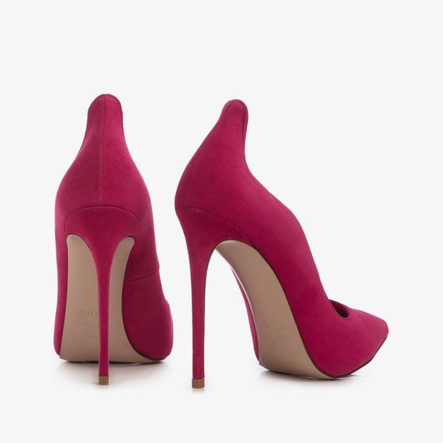 Le Silla Décolleté camoscio fucsia cosmopolitan Soddisfazione Garantita