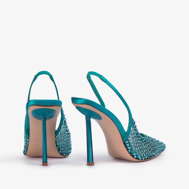 Le Silla Slingback gioiello rete verde procida Negozi Online