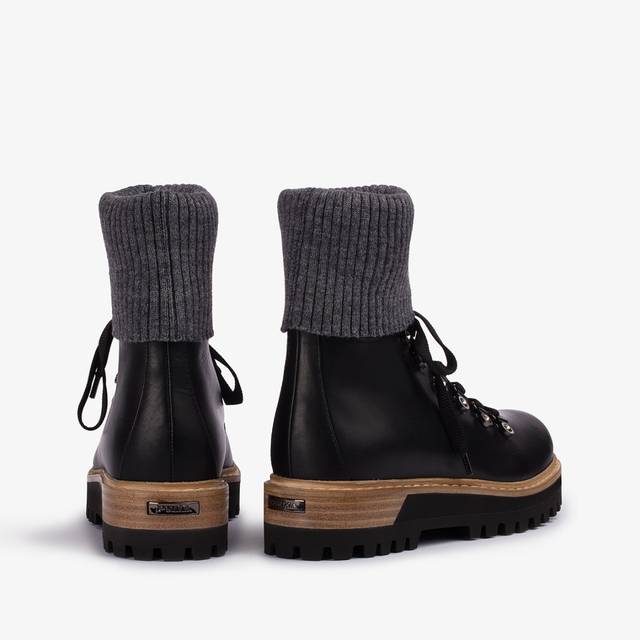 Le Silla Stivaletto trekking pelle nera Fino Al -60%