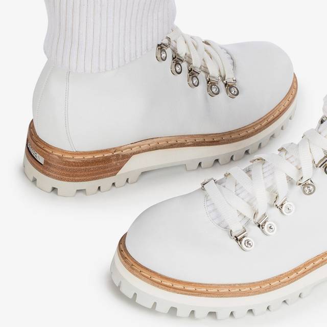 Le Silla Stivaletto trekking pelle bianco Shopping Online