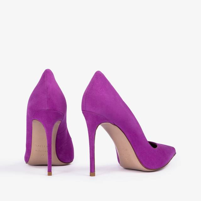 Le Silla Décolleté camoscio lavanda darling Economico
