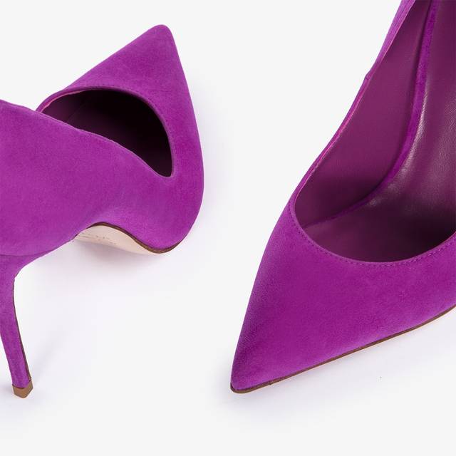 Le Silla Décolleté camoscio lavanda darling Economico