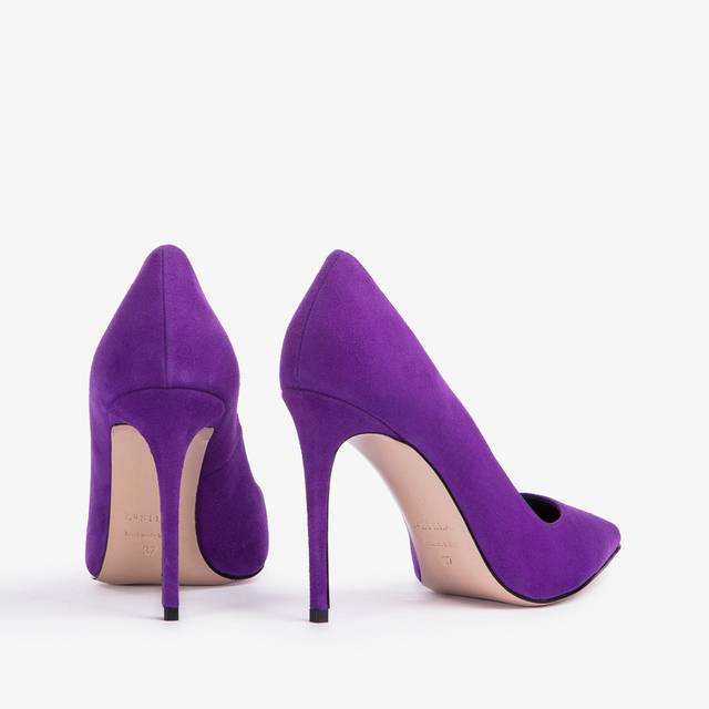 Le Silla Décolleté camoscio viola kamala Online