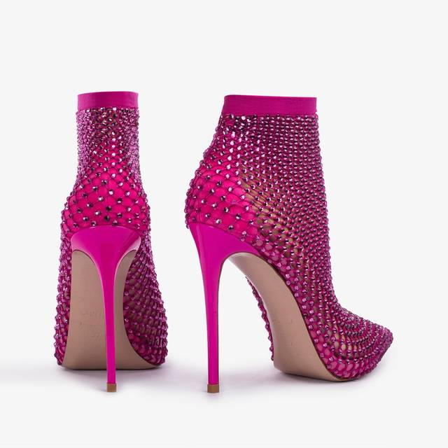 Le Silla Stivaletto calza fucsia bouganville e Cristalli I Più Venduti