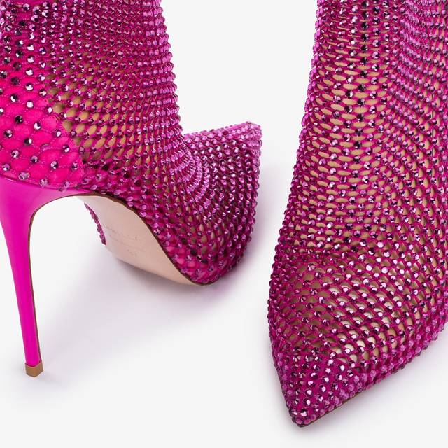 Le Silla Stivaletto calza fucsia bouganville e Cristalli I Più Venduti