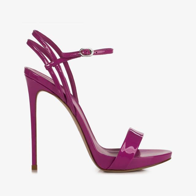 Le Silla Sandalo vernice viola orchid