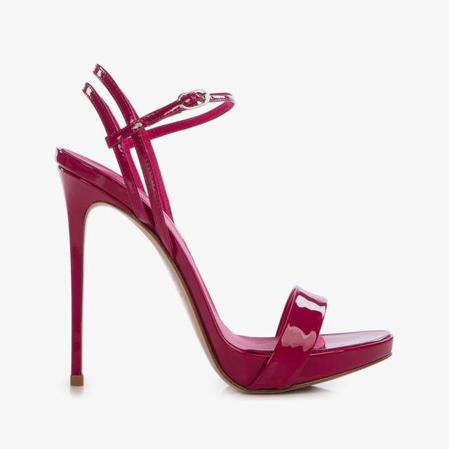 Le Silla Sandalo vernice fucsia cosmopolitan Moda