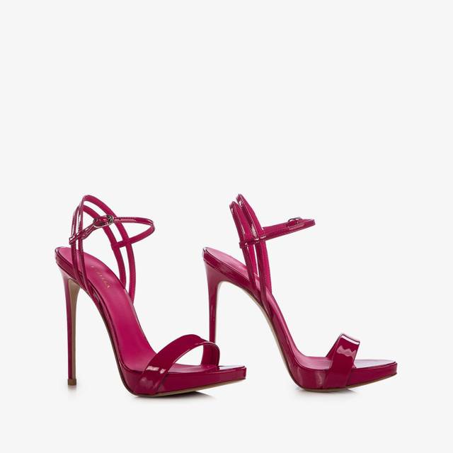 Le Silla Sandalo vernice fucsia cosmopolitan Moda