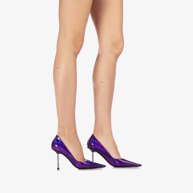 Le Silla Décolleté iridescente viola kamala Prezzo di fabbrica