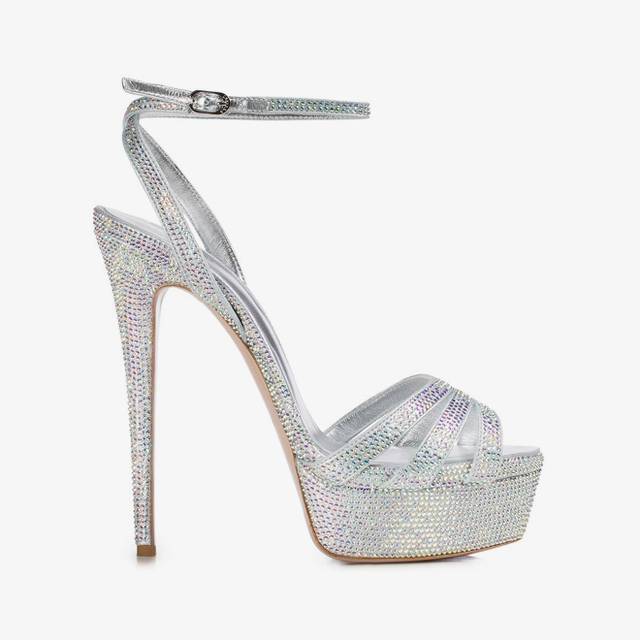 Le Silla Sandalo gioiello argento con Cristalli