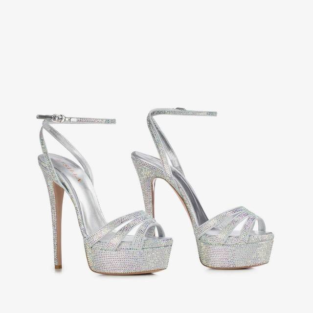 Le Silla Sandalo gioiello argento con Cristalli Offerta esclusiva