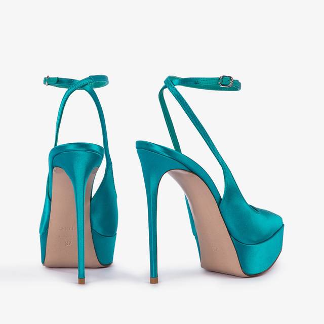 Le Silla Slingback con plateau raso verde procida Cyber Monday