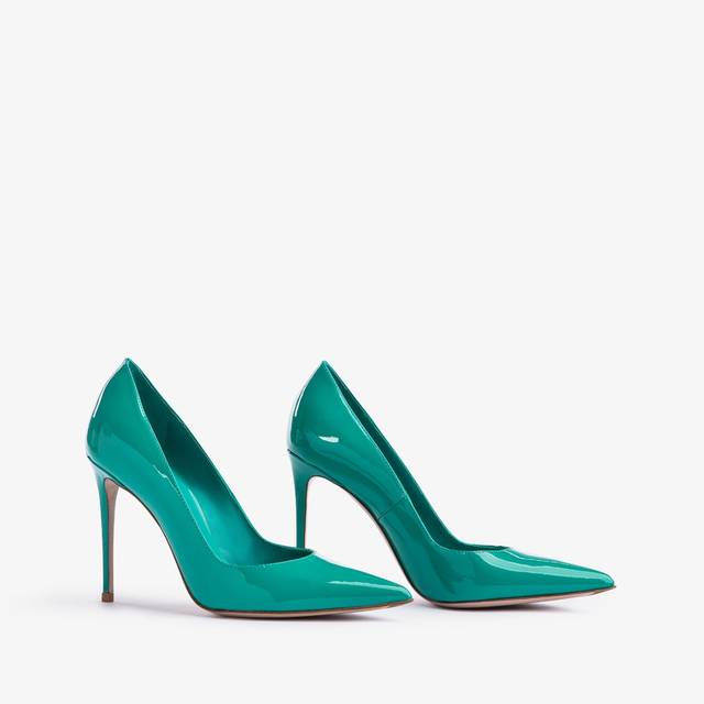 Le Silla Décolleté vernice verde procida Offerta natalizia
