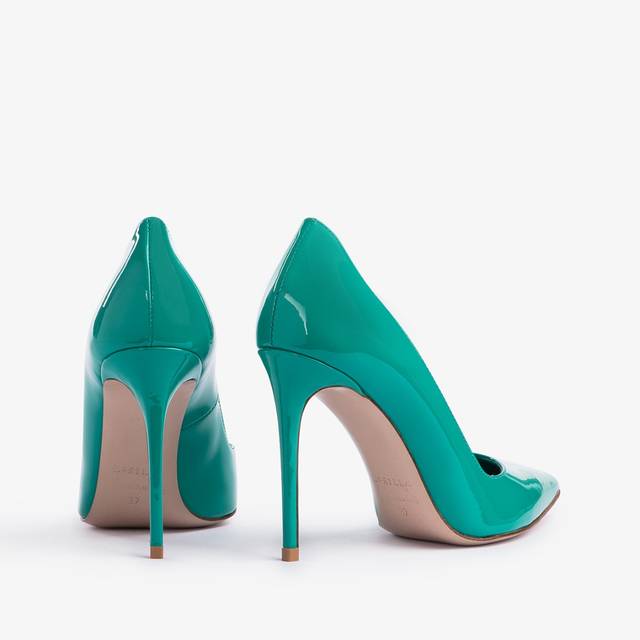 Le Silla Décolleté vernice verde procida Offerta natalizia