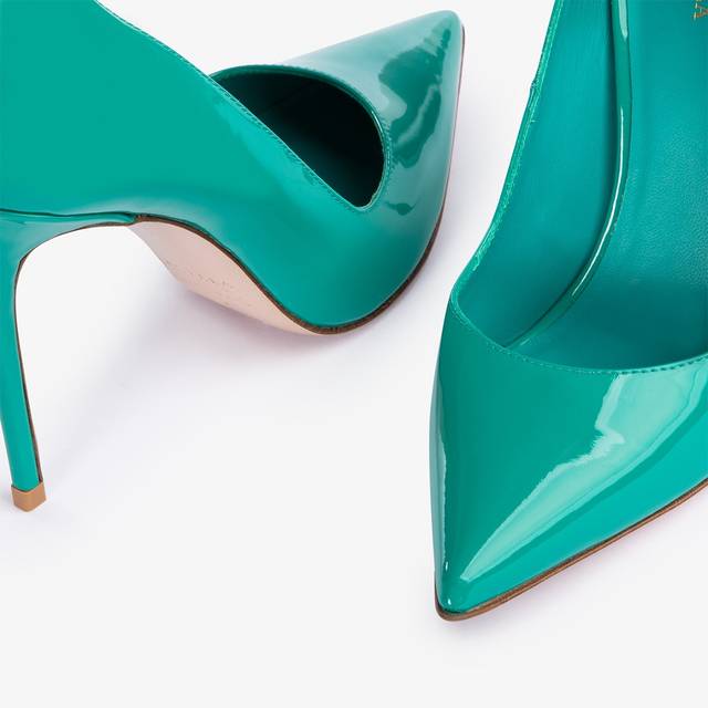 Le Silla Décolleté vernice verde procida Offerta natalizia