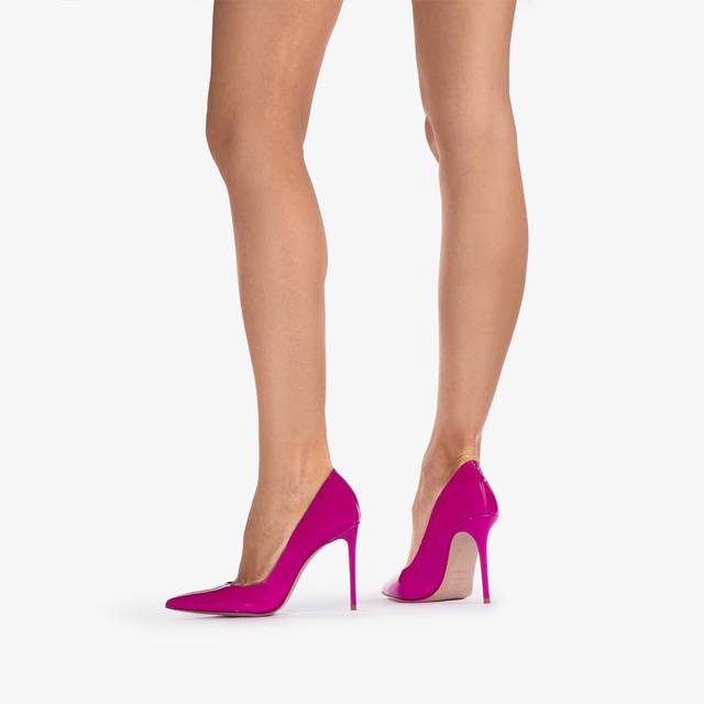 Le Silla Décolleté vernice fucsia bouganville Offerta Pasqua