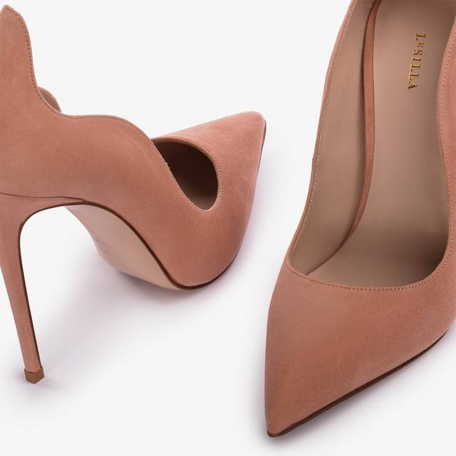 Le Silla Décolleté camoscio nude phard Offerta San Valentino