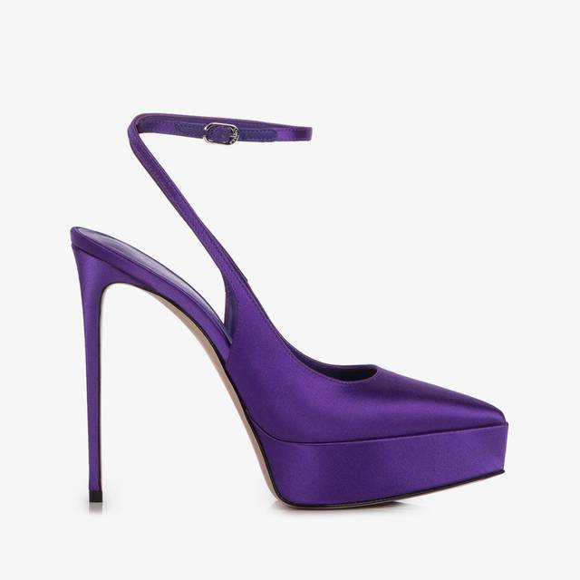 Le Silla Slingback con plateau raso viola kamala Lightning offer