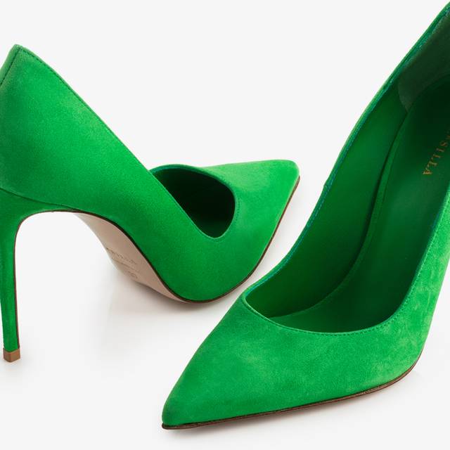 Le Silla Décolleté camoscio verde emerald Bestseller