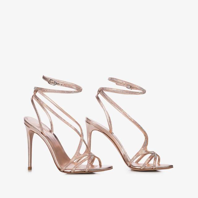 Le Silla Sandalo cristalli nude phard Liquidazione
