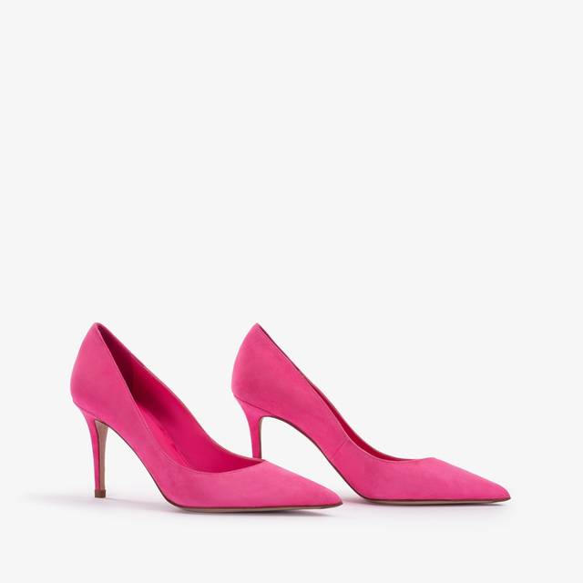 Le Silla Décolleté camoscio fucsia party Offerte speciali