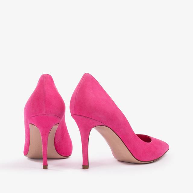 Le Silla Décolleté camoscio fucsia party Offerte speciali