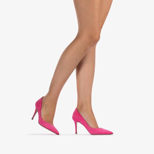 Le Silla Décolleté camoscio fucsia party Offerte speciali