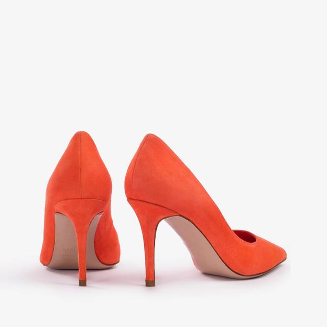 Le Silla Décolleté camoscio arancione punch Enormi risparmi