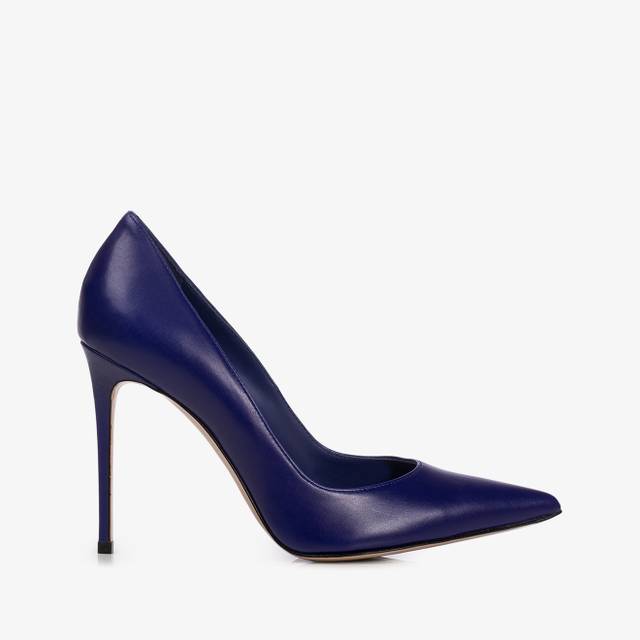 Le Silla Décolleté pelle blu lazuli Prezzo basso