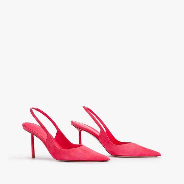 Le Silla Slingback camoscio corallo vanity Fino al 50% di sconto