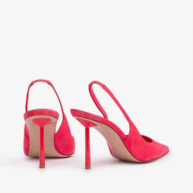 Le Silla Slingback camoscio corallo vanity Fino al 50% di sconto