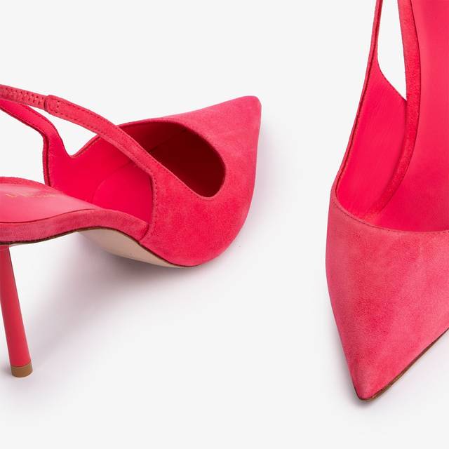 Le Silla Slingback camoscio corallo vanity Fino al 50% di sconto