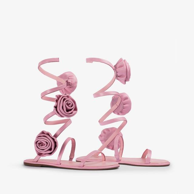 Le Silla Sandalo pelle rosa dea Super sconto