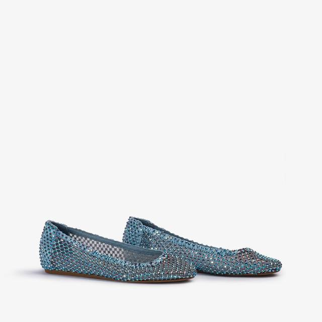 Le Silla Ballerina gioiello rete azzurro cielo con Cristalli Black Friday Prezzi