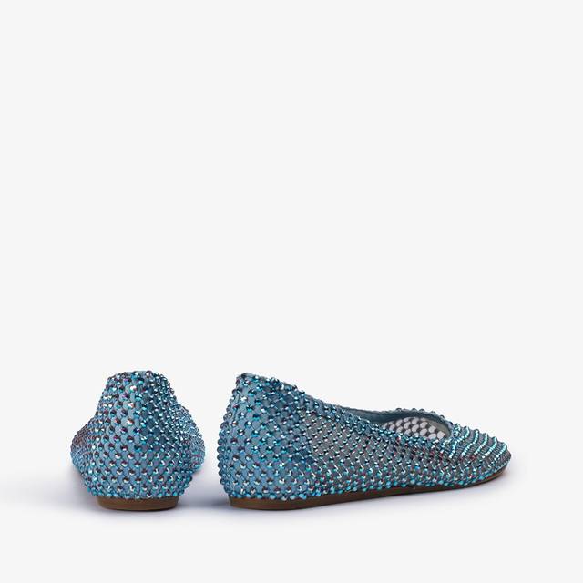 Le Silla Ballerina gioiello rete azzurro cielo con Cristalli Black Friday Prezzi