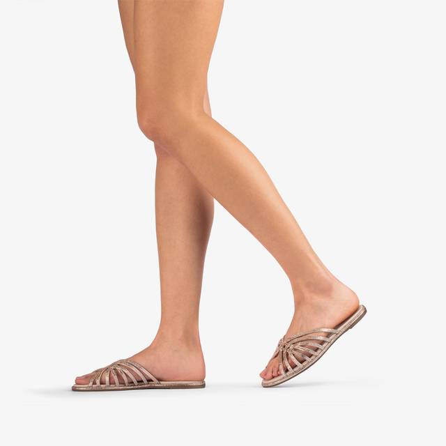 Le Silla Sandalo raso nude skin con Cristalli Soddisfazione Garantita