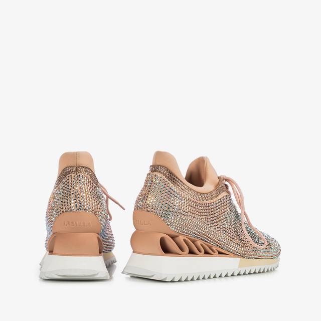 Le Silla Sneaker Cristalli nude phard Promozione Limitata