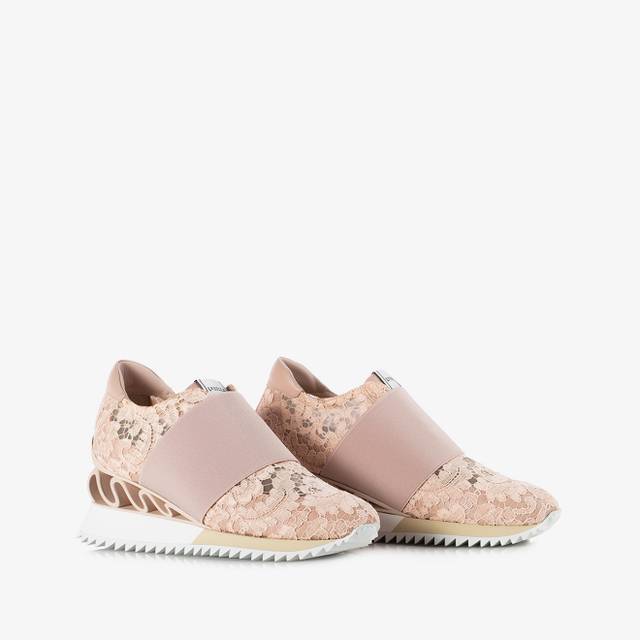Le Silla Sneaker pizzo nude phard Novità