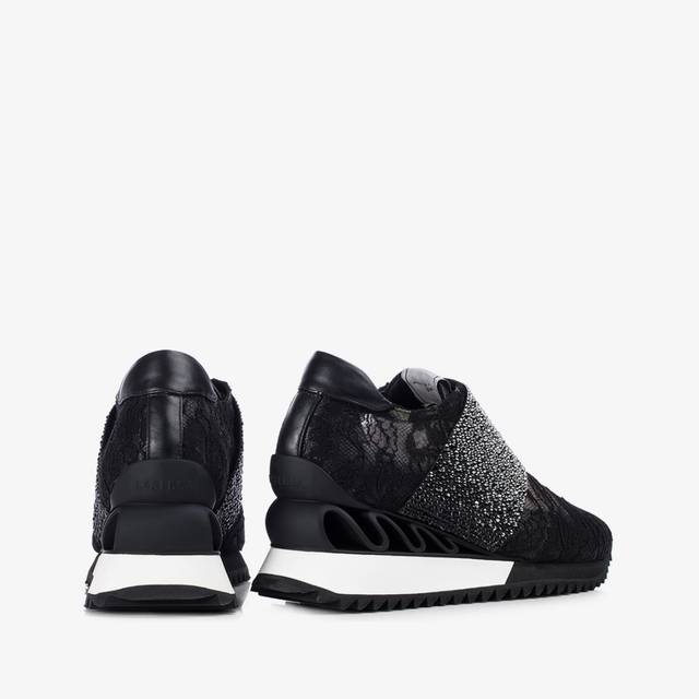 Le Silla Sneaker pizzo nero Sconto
