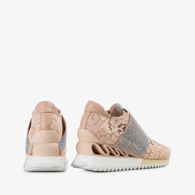 Le Silla Sneaker pizzo nude phard Offerta