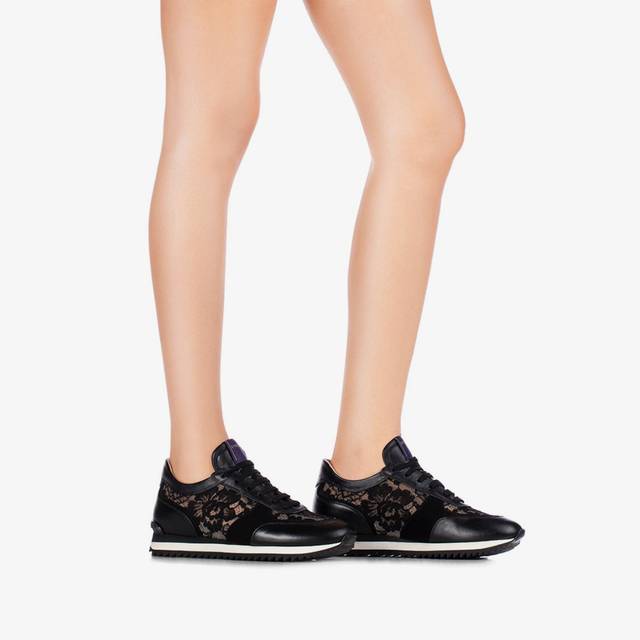 Le Silla Scarpa running pizzo nera Saldi